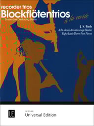 cover Eight Little Three-Part Pieces SA(T)B Recorder Trio cover